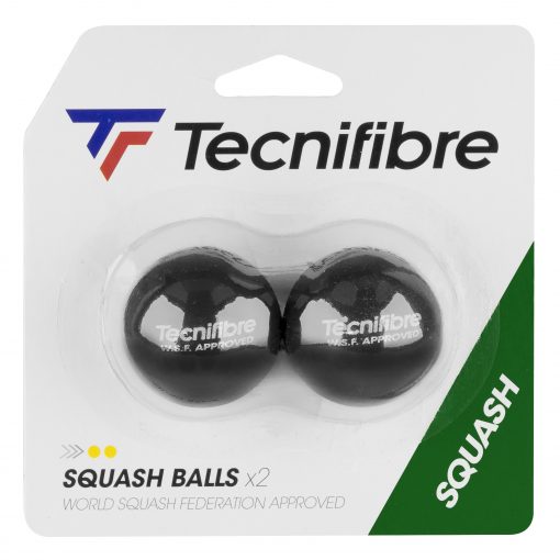 Tecnifibre Squashbal Pro Double Yellow Dot (2-delig) 1